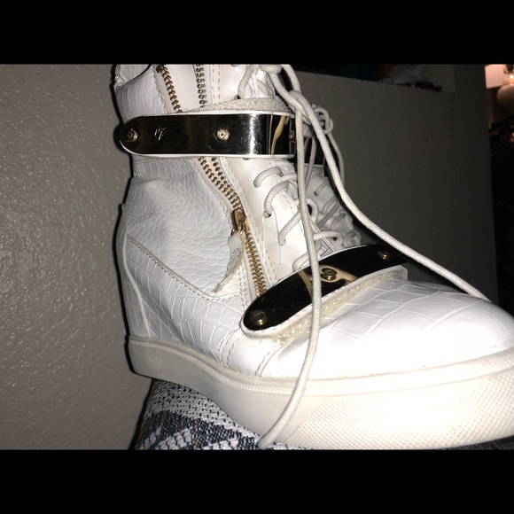 giuseppe zanotti wedge trainer biondini - Picture 1 of 7
